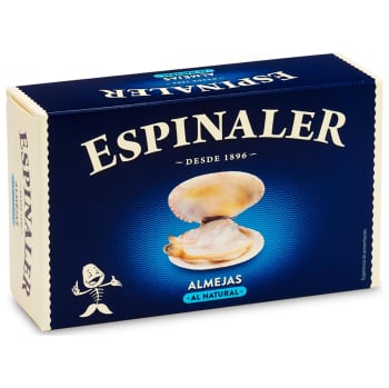 Almejas al natural Espinaler 63 g.