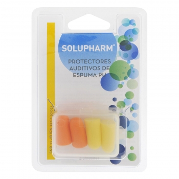 Protectores auditivos de espuma Solupharm 4 ud.