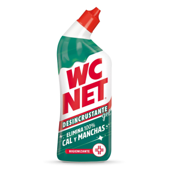 Gel WC desincrustante elimina cal y manchas Wc Net 800 ml.