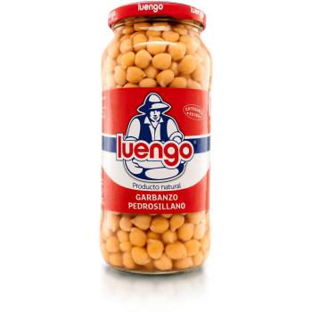 Garbanzo pedrosillano cocido categoría extra Luengo 400 g.