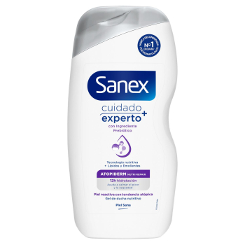 Gel de ducha cuidado experto + Atopiderm nutri repair Sanex 475 ml.