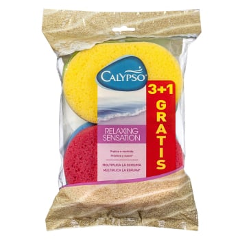 Esponja de baño sensación relajante Calypso 1 ud.