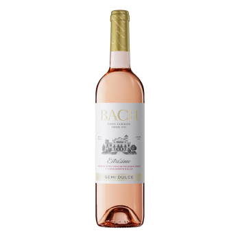 Vino rosado joven variedades tintas Bach D.O. Cataluña 75 cl.