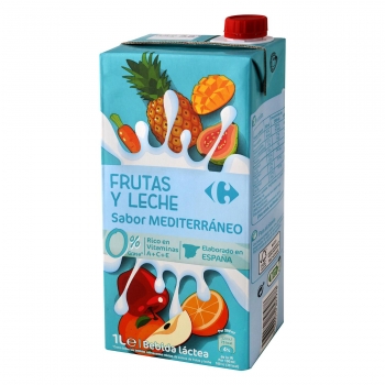 Zumo de frutas y leche Carrefour sabor mediterráneo brik 1 l.