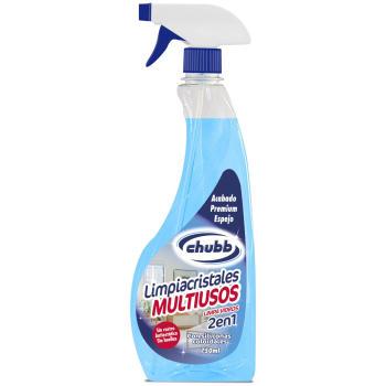 Limpiacristales multiusos 2 en 1 Chubb 750 ml.