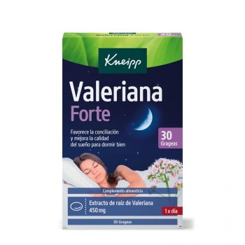 Valeriana forte en comprimidos Kneipp sin gluten sin lactosa 30 ud.