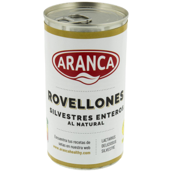 Rovellones enteros al natural Aranca 180 g.