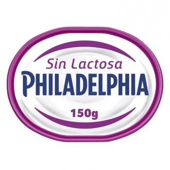 Crema de queso Philadelphia sin lactosa 150 g.