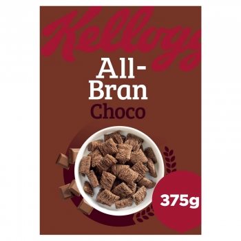Cereales con chocolate belga All Bran Kellogg's 375 g.