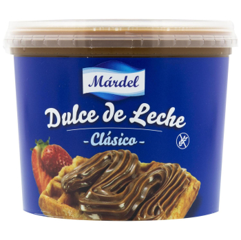 Dulce de leche Clásico Márdel sin gluten 1 kg.