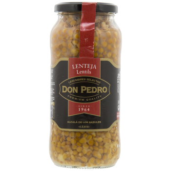 Lenteja cocida Don Pedro 400 g.