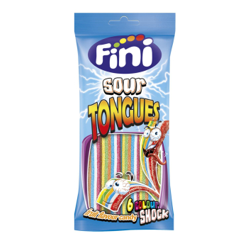 Lenguas de goma multifruit Fini 90 g.