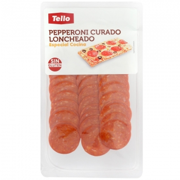 Pepperoni curado Tello sin gluten en lonchas 75 g