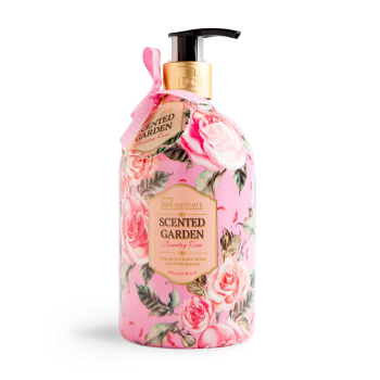 Jabón de manos scented garden country rose Idc Institute 500 ml.
