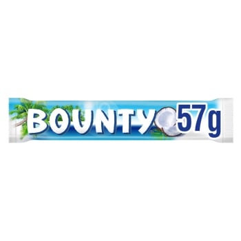 Barrita de chocolate con leche relleno de coco Bounty 57 g.