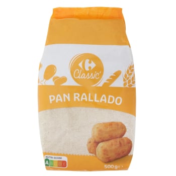 Pan rallado Classic Carrefour 500 g.