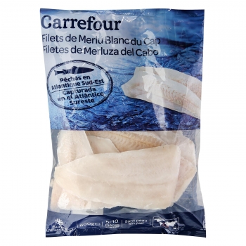 Filete de Merluza del Cabo Carrefour 600 g.