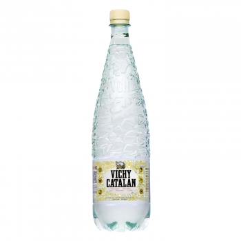 Agua mineral con gas Vichy Catalán natural 1,2 l.