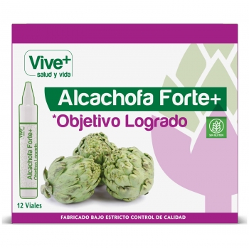 Complemento alimenticio en viales Alcachofa Forte+ Vive Plus 12 ud.