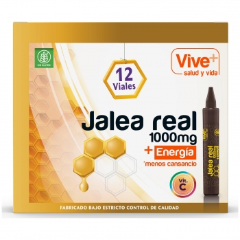 Complemento alimenticio Jalea real en viales Vive Plus 12 ud.