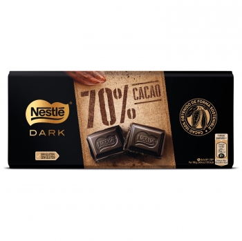 Chocolate negro 70% Nestlé sin gluten 120 g.