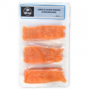 Lomo de salmón congelado Friusa 300 g