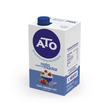Nata para montar 31,5 % materia grasa Ato brik 500 ml.