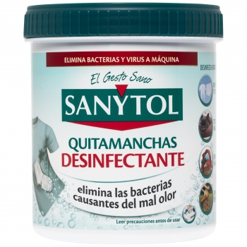 Quitamanchas desinfectante en polvo Sanytol 450 g.
