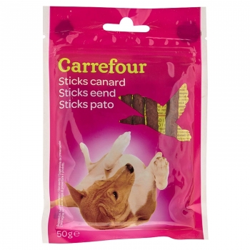 Snacks de pato para perros Carrefour 8 unidades