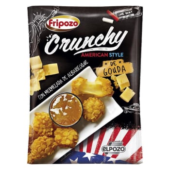 Crunchy con queso gouda y mermelada de albaricoque Fripozo 200 g.