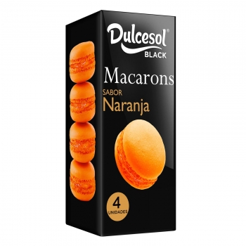 Macaron sabor naranja DulceSol 4 ud.