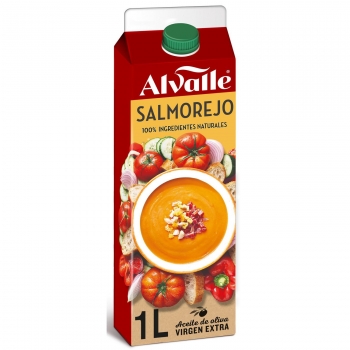 Salmorejo con aceite de oliva virgen extra Alvalle 1 l.