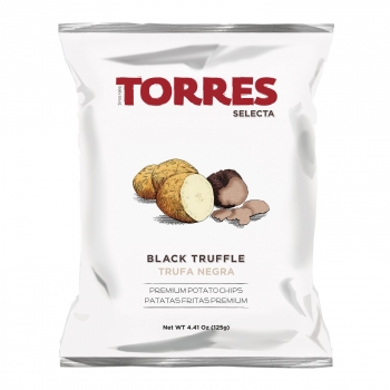 Patatas fritas sabor trufa negra Torres Selecta 125 g.