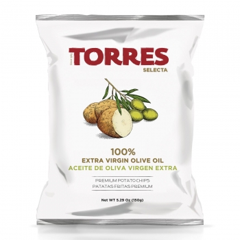 Patatas fritas en aceite de oliva virgen extra Torres Selecta  150 g.