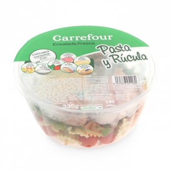 Ensalada pasta y rúcula Carrefour 335 g