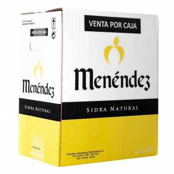 Sidra Menendez natural pack de 6 botellas de 70 cl.
