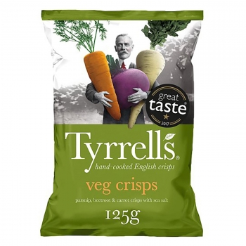 Aperitivo de verduras Tyrrell's 125 g.
