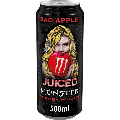 Monster Energy Juiced Bebida Energética bad apple lata 500 ml.