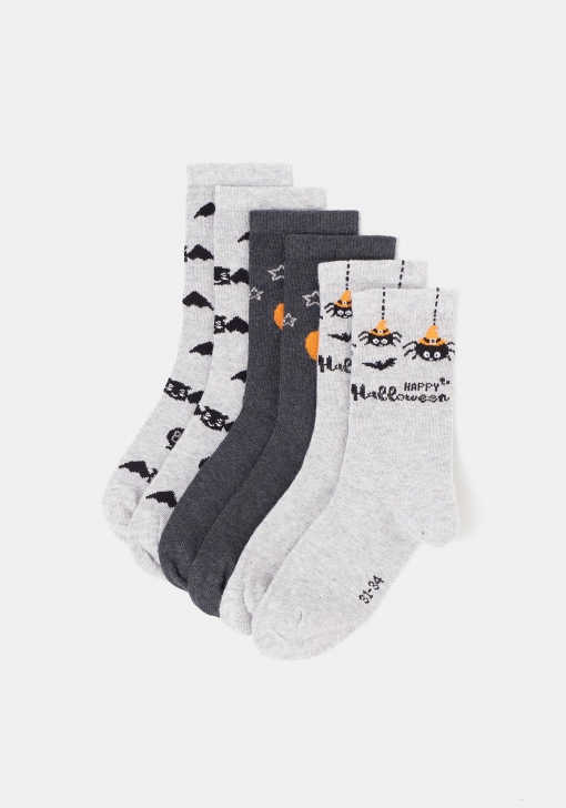 eficacia Hecho un desastre Desventaja Pack tres calcetines de Halloween Infantiles TEX | Las mejores ofertas en  moda - Carrefour.es