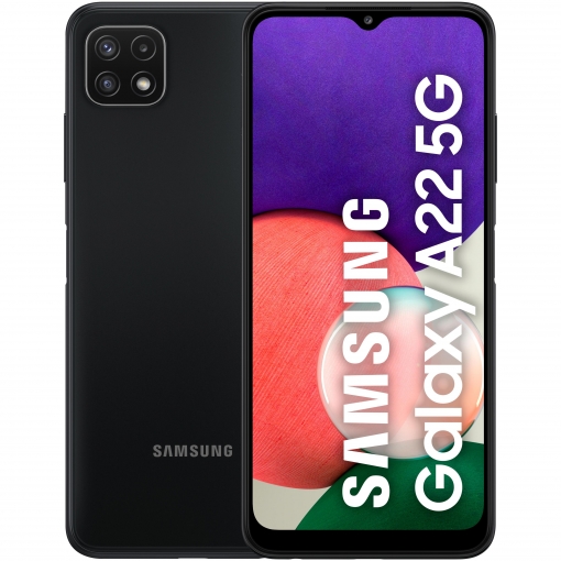 Samsung Galaxy A22 5G, 4GB de RAM + 64GB - Gris