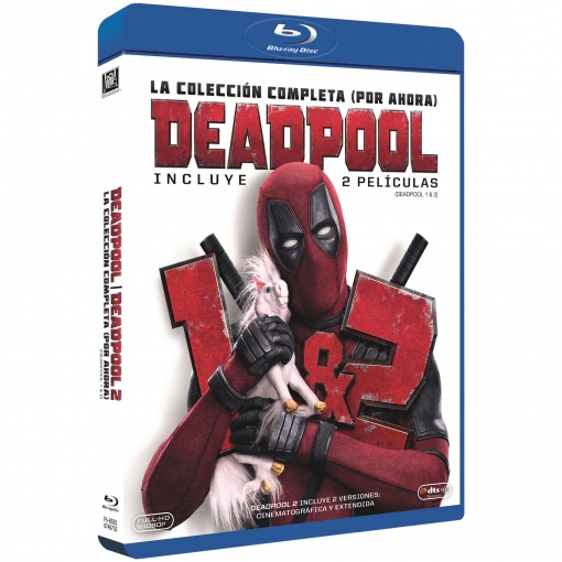 Deadpool 1+2. Versión Super Grande. Blu-Ray