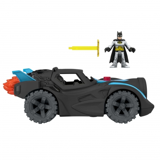 Fisher-Price Imaginext Dc Super Friends Batmóvil Power Reveal, Juguete +3 Años