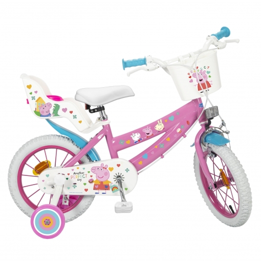 Bicicleta Infantil Toimsa Peppa Pig 14'', Rosa