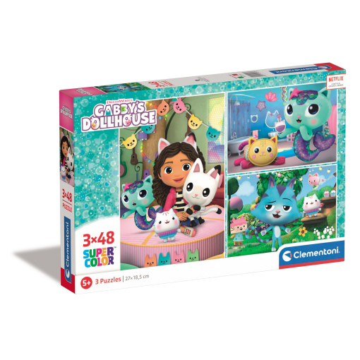 La Casa de Muñecas de Gabby Puzzles 2x48 Piezas +5 años | Ofertas ...