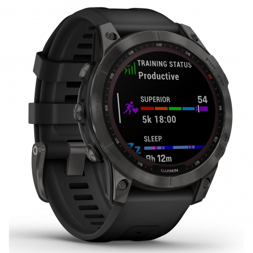 Smartwatch Garmin Fenix 7, GPS, 16 Gb, Wifi, Bluetooth, Negro