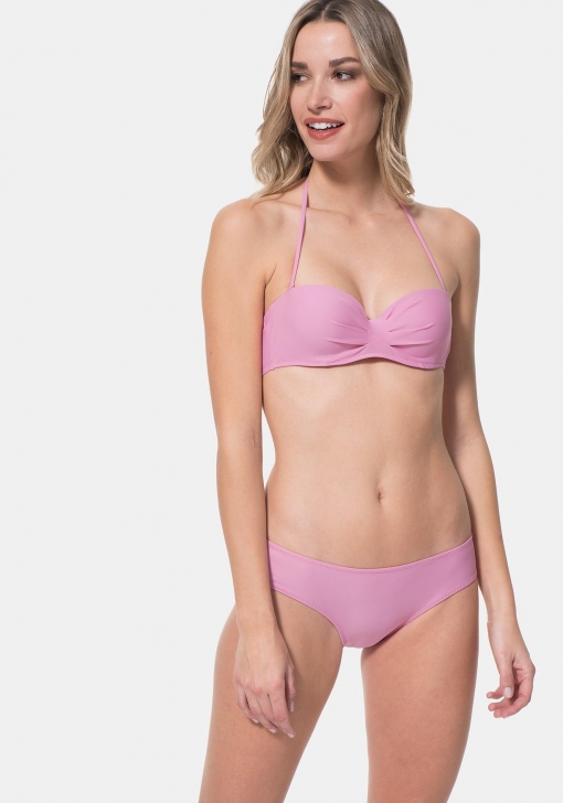 Sujetador de bikini bandeau liso de Mujer TEX