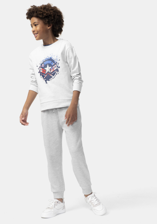 T MANICHE LUNGHE BOYS MARVEL COMICS - CAMICIA ETÀ 4 - 5 ANNI