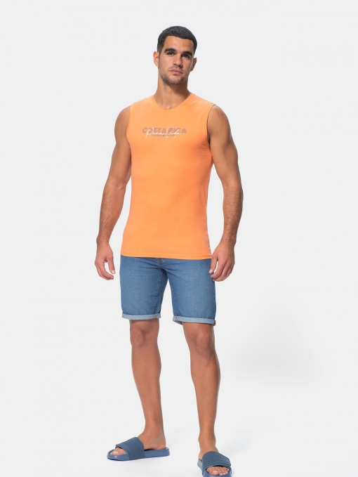 Camiseta sin mangas con estampado de Hombre TEX