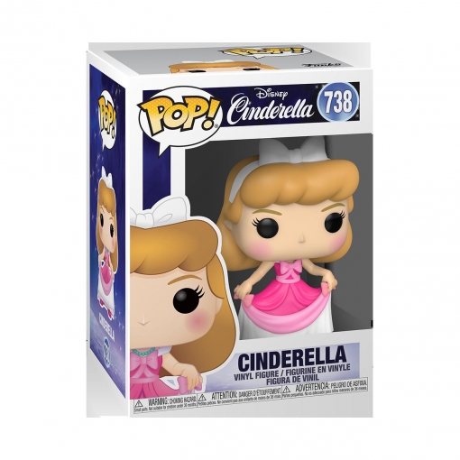 Figura Funko Pop Disney - Cinderella In Pink Dress
