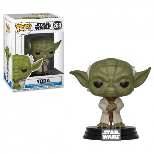 Figura Funko Pop Bobble Star Wars Clone Wars - Yoda